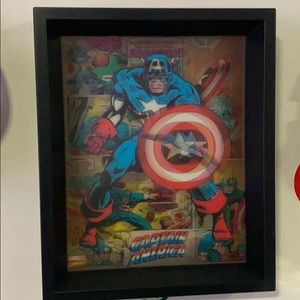 Captain America holographic picture